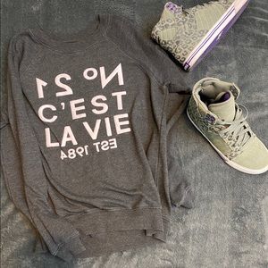 No 21 C’EST LA VIE FOREVER 21 SWEAT SHIRT
